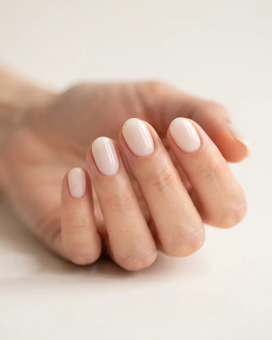Cloud Dancer — Le blanc laiteux translucide de l'année. L'ongle naturel, en mieux.